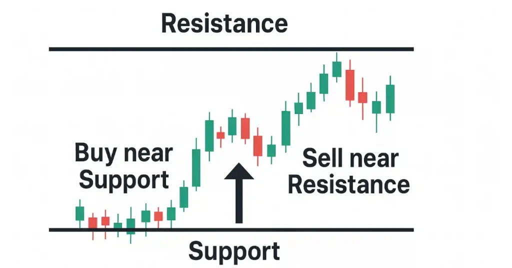 Technical Analysis Basics सपोर्ट और रेसिस्टेंस चार्ट