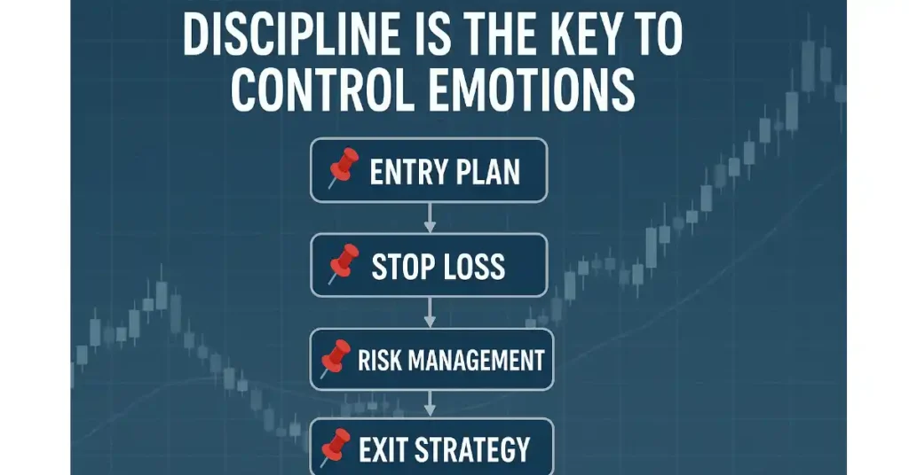 Discipline is the key to control Emotions