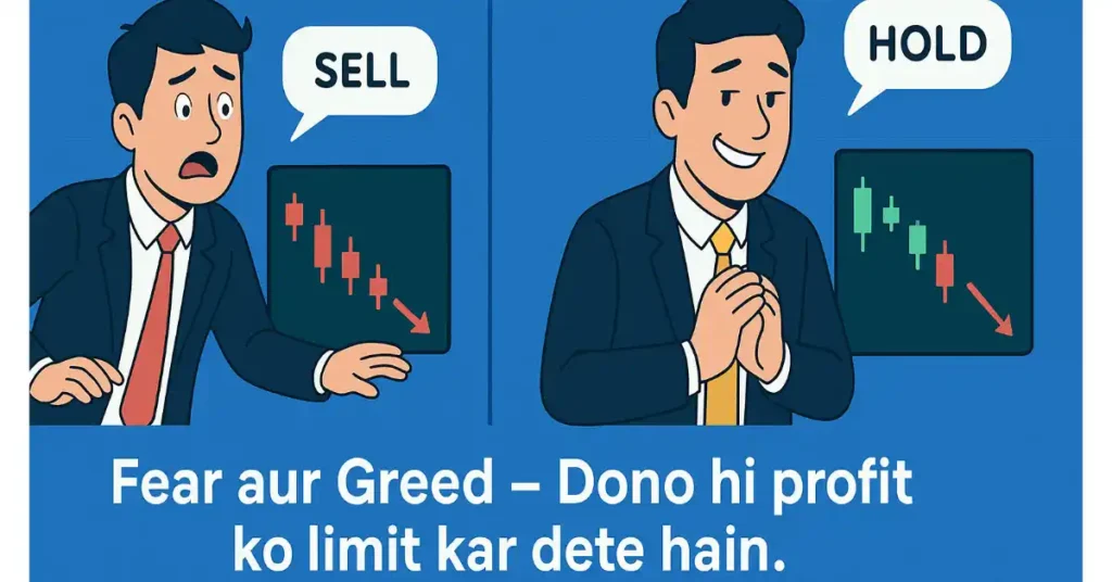 Emotions control in trading