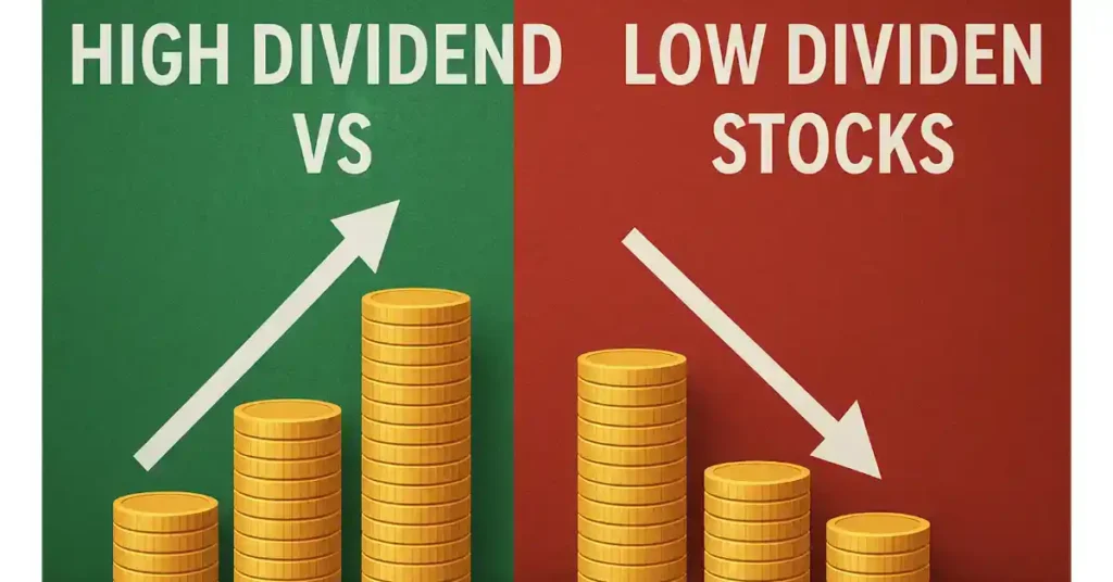 High Dividend vs Low Dividend stock