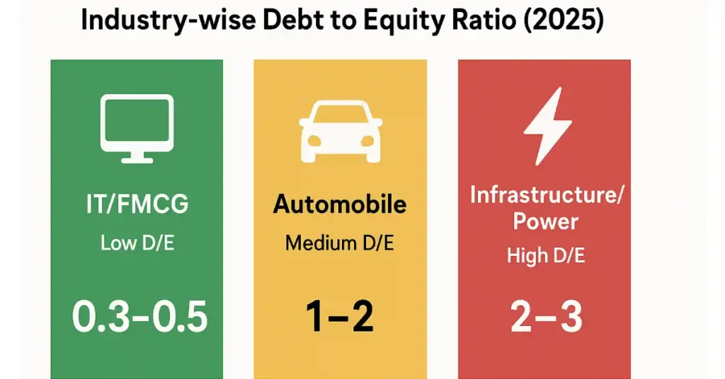 Industry-wise Debt to Equity Ratio (2025)