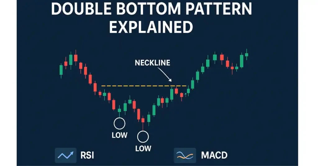 Double bottom pattern Explain