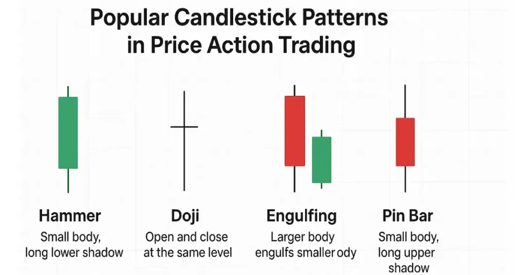 candlestick pattern in price Action trading